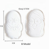 قطاعات البسكويت شخصيات كرتونيه مينيون 2 قطعة - 0021